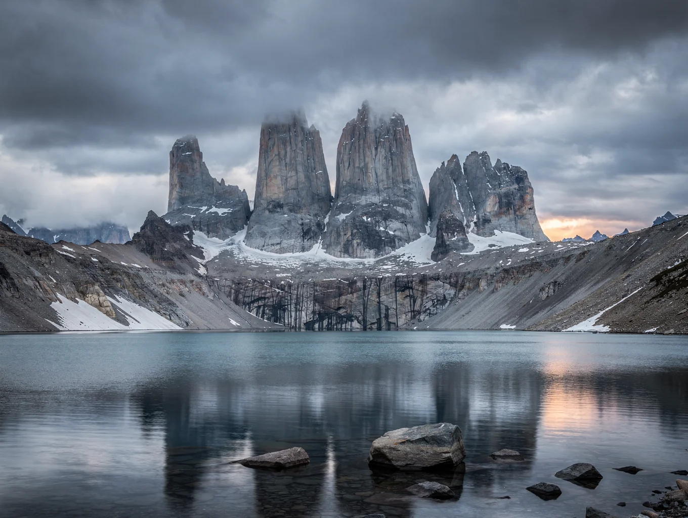 Granite Monoliths at Dawn